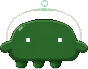 Pixel-art mascot of a DDArch team AI agent, walk-cycle frame 13