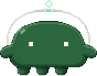 Pixel-art mascot of a DDArch team AI agent, walk-cycle frame 4